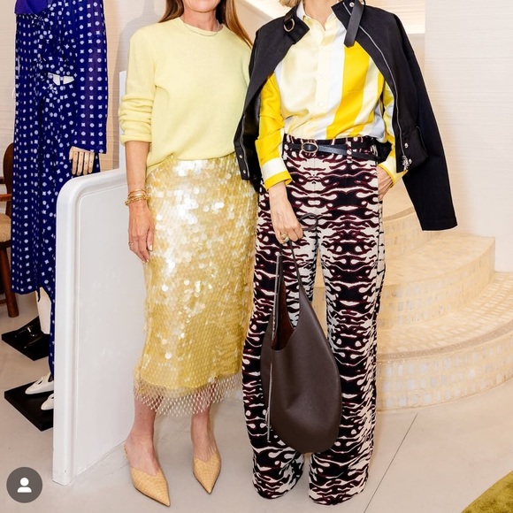 New Tory Burch Sequinned Shell Skirt - Picture 2 of 12